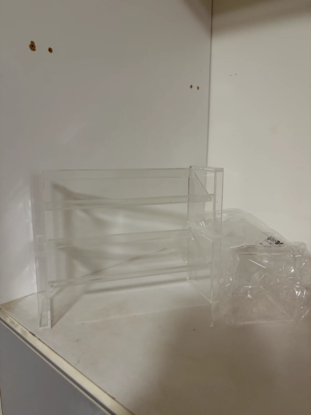 Clear Acrylic 3-Tier Display Shelf
