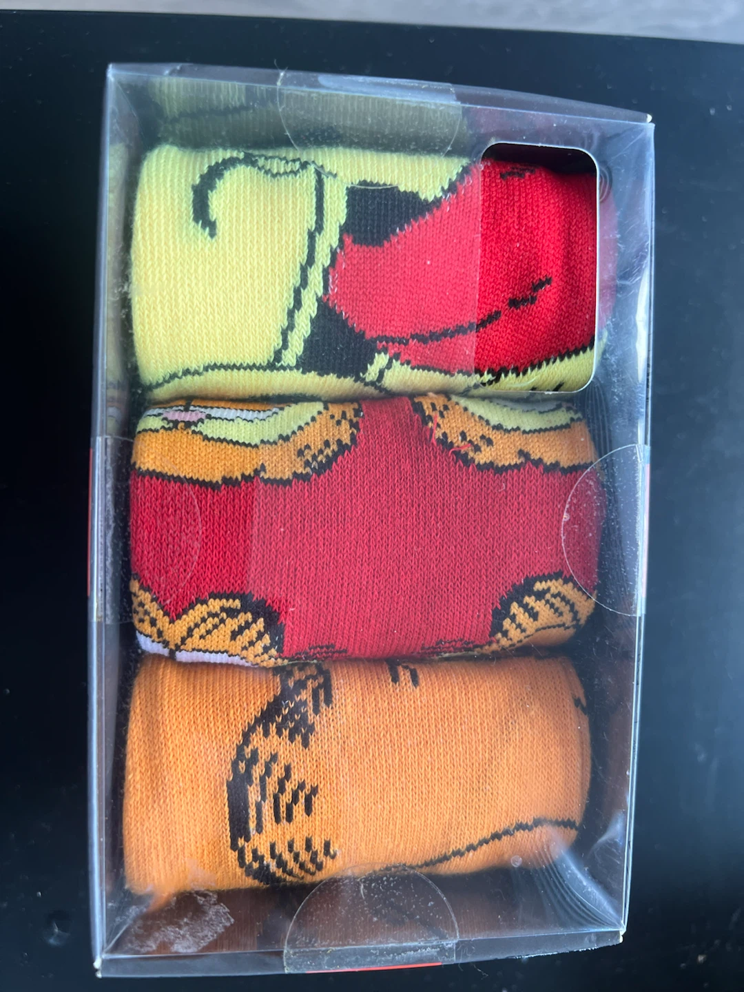 Garfield 3 Pair Mens Crew Socks