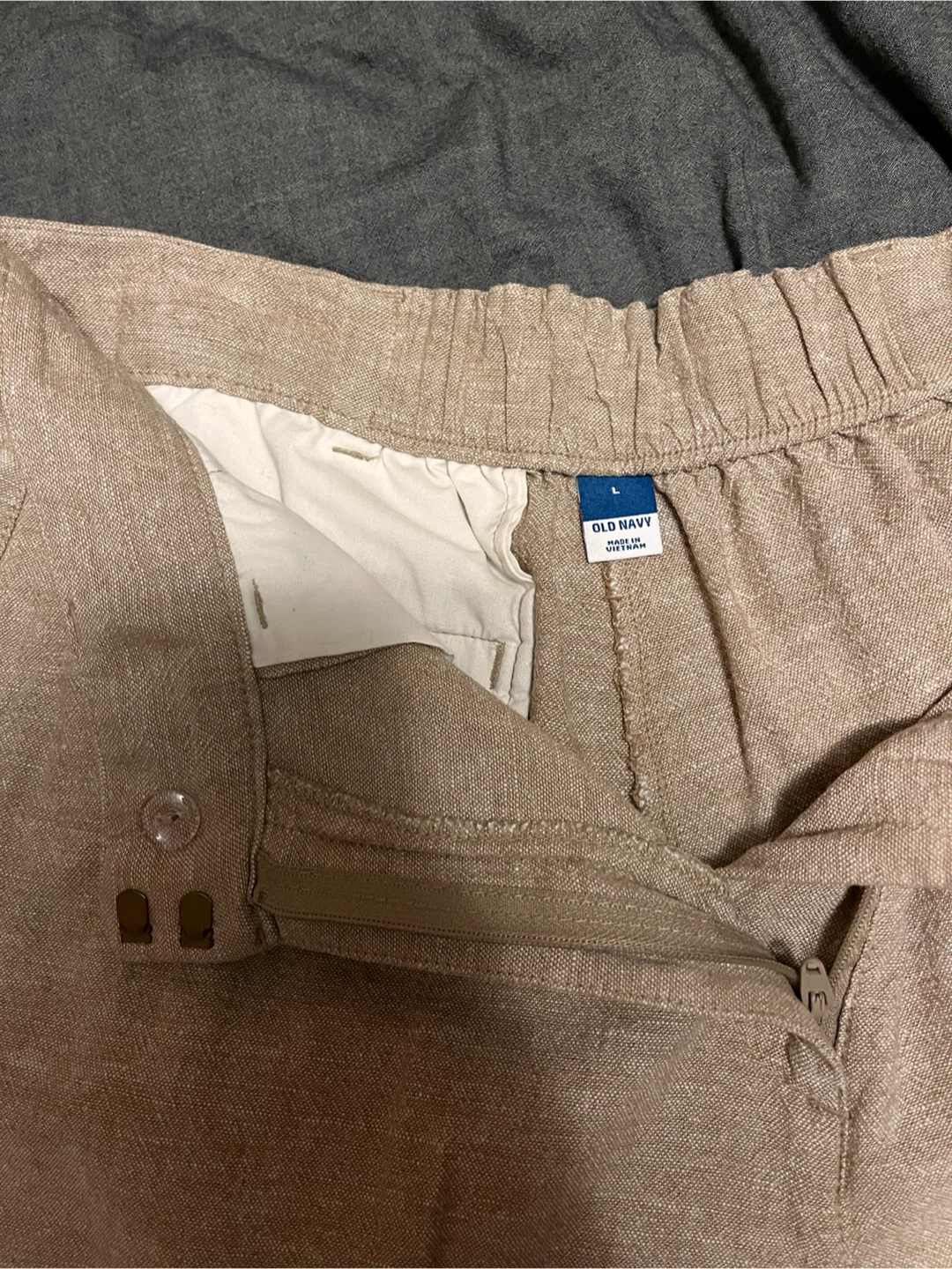 Old navy linen shorts, size L - photo 4