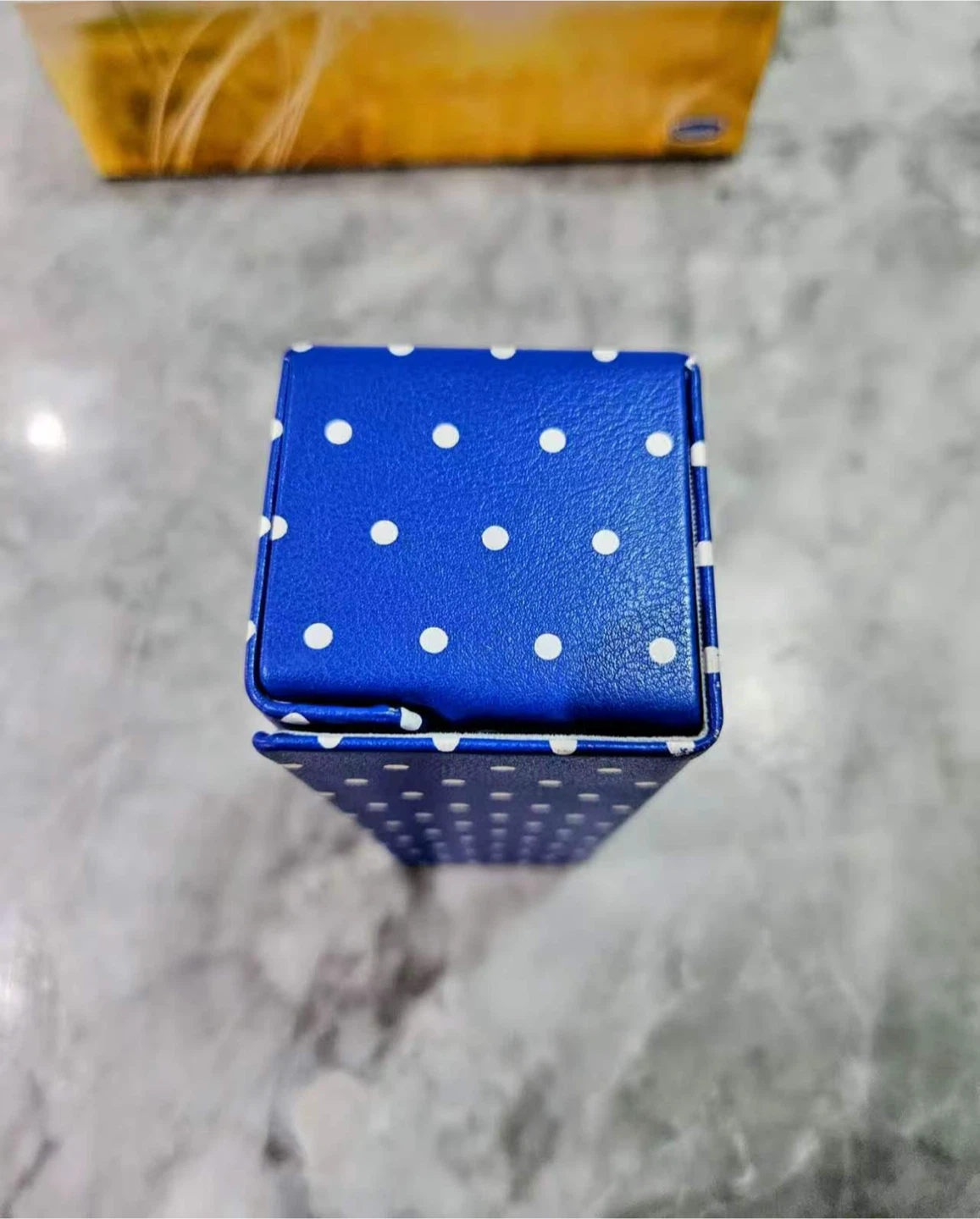 JINS Eyeglasses Case Blue Polka Dot - NEED TO SELL EVERYTHING - photo 3