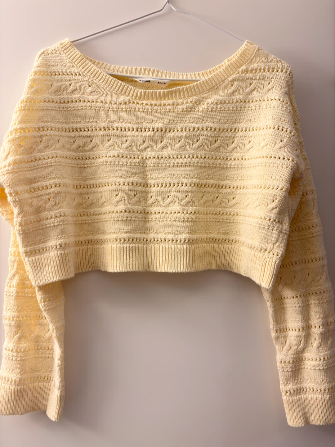 Sheertex Cropped Sweater
