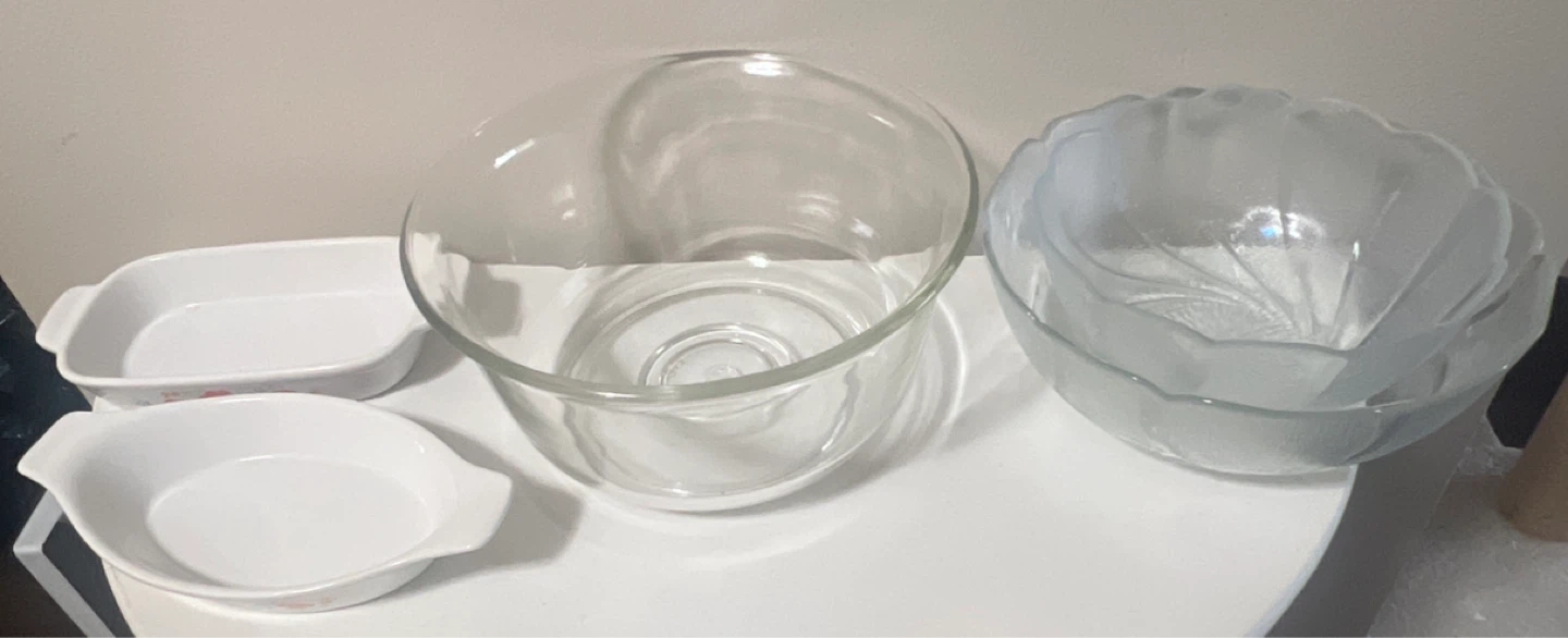 Vintage / Modern Kitchenware Lot - HG - Arcoroc