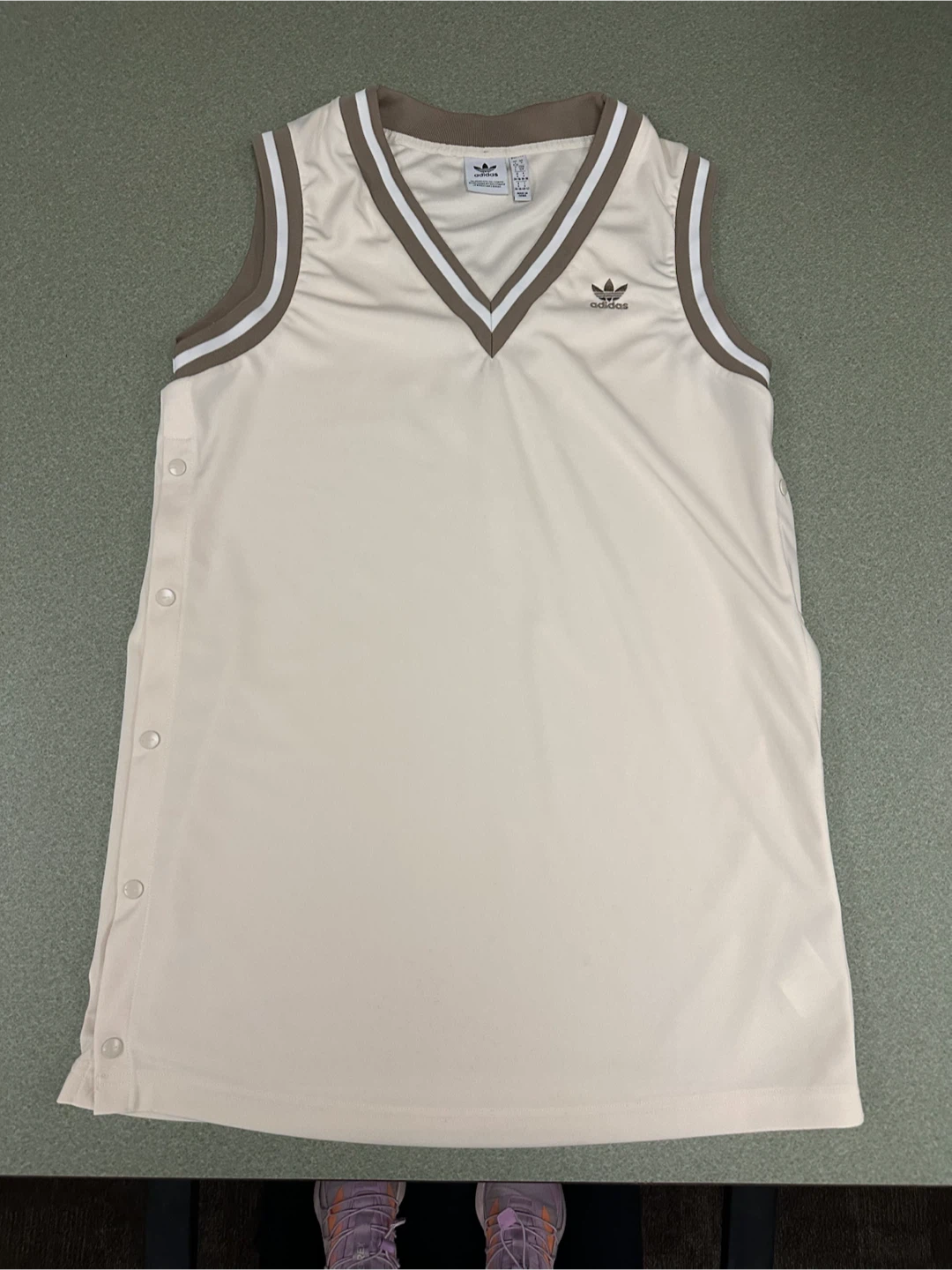 Adidas Sleeveless Snap Button Dress