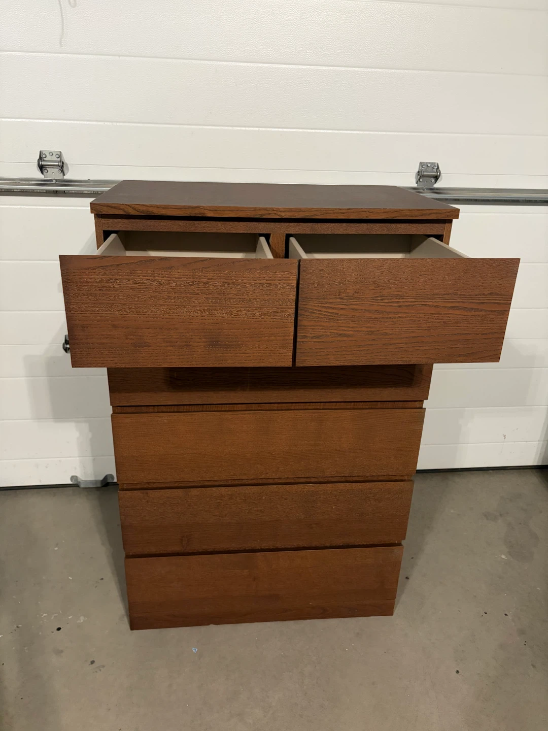 IKEA MALM brown dresser 6 drawers - photo 2
