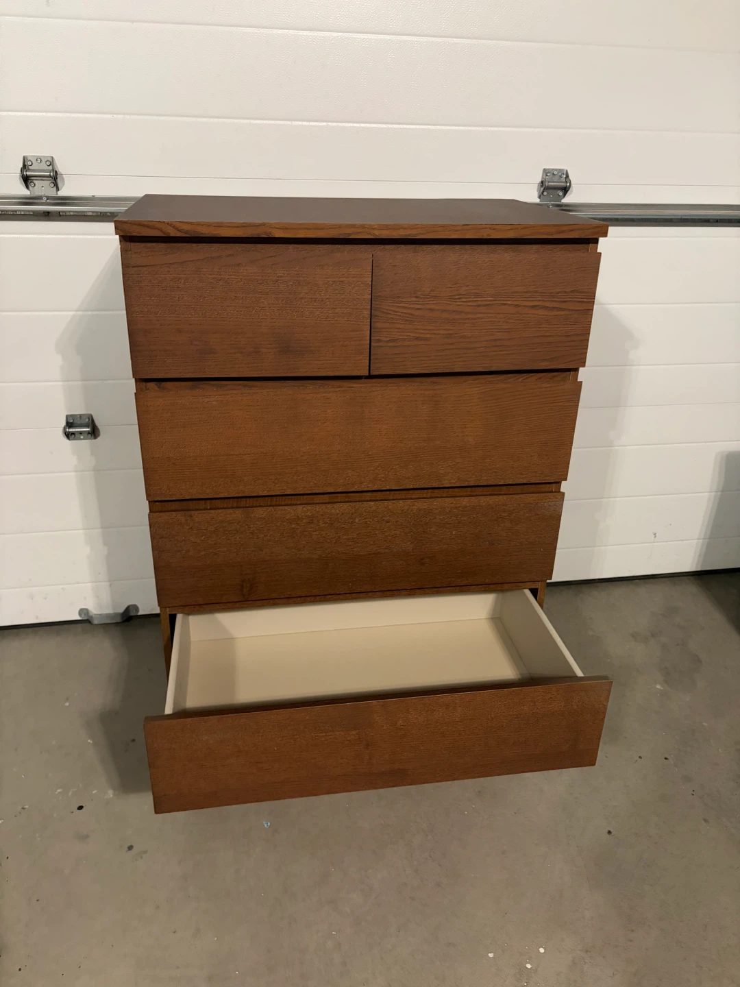 IKEA MALM brown dresser 6 drawers - photo 5
