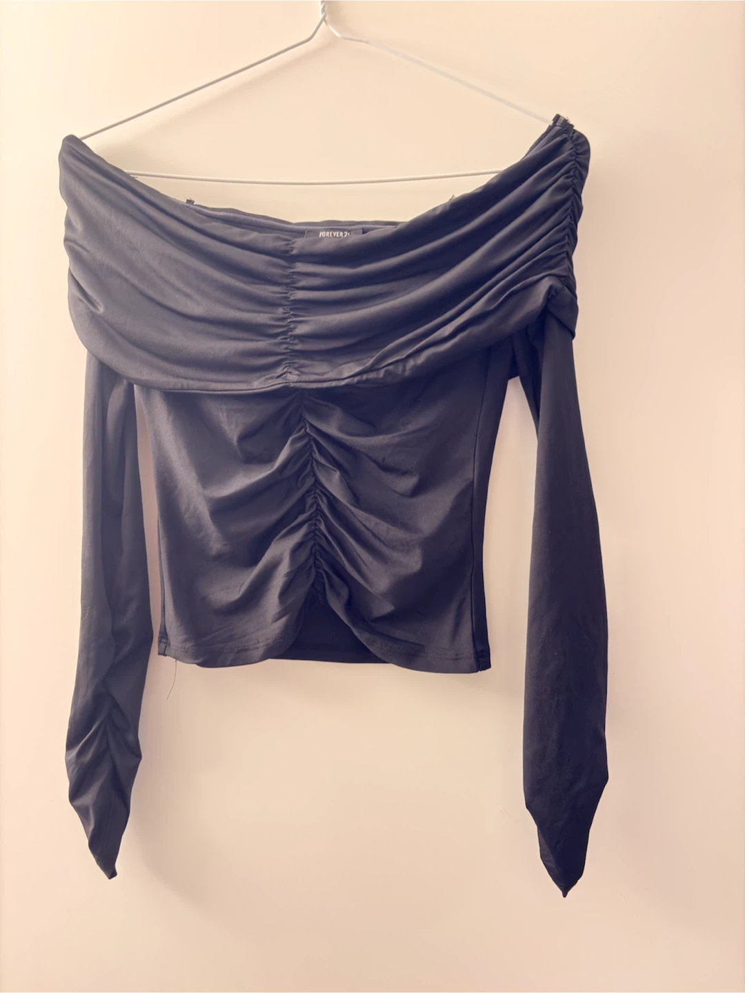 Forever 21 Ruched Off-the-Shoulder Top