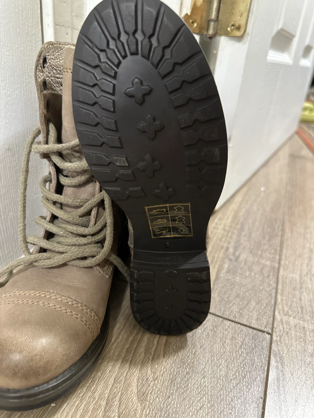 Women's Lace-Up Combat Boots - photo 2
