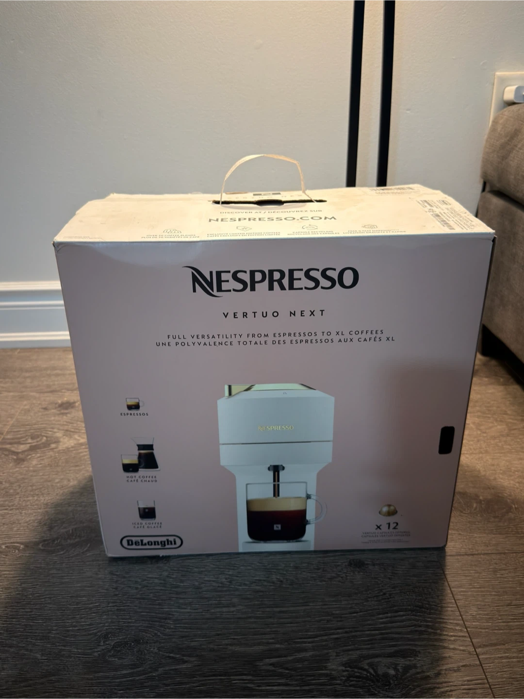 Nespresso Vertuo Next Coffee Machine White