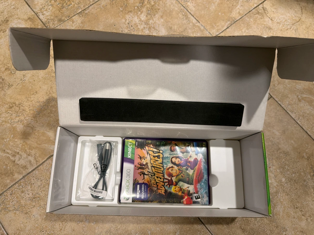 Xbox 360 Kinect Sensor with Kinect Adventures Game - photo 3