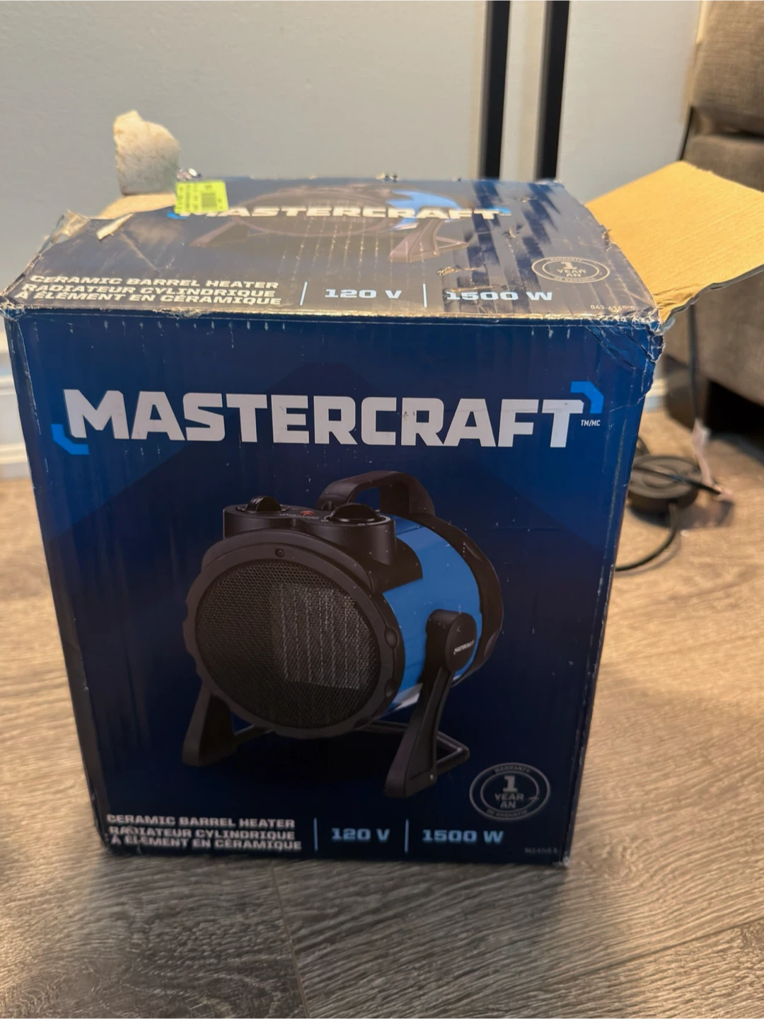 Mastercraft Ceramic Barrel Heater 120V 1500W - photo 2