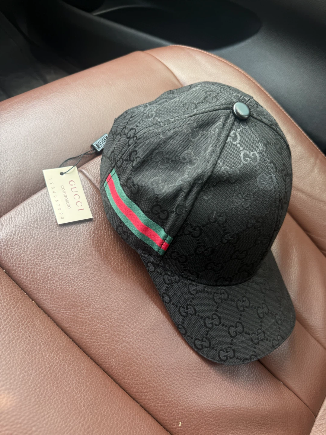 Gucci Baseball Cap - Black GG Monogram