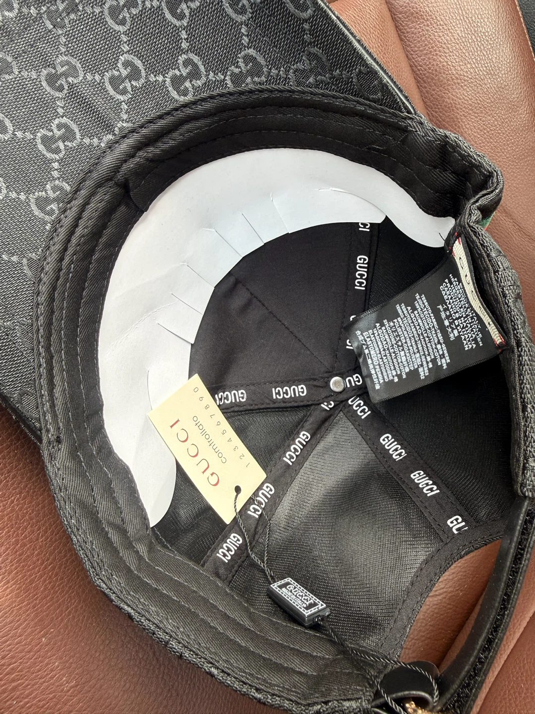 Gucci Baseball Cap - Black GG Monogram - photo 2
