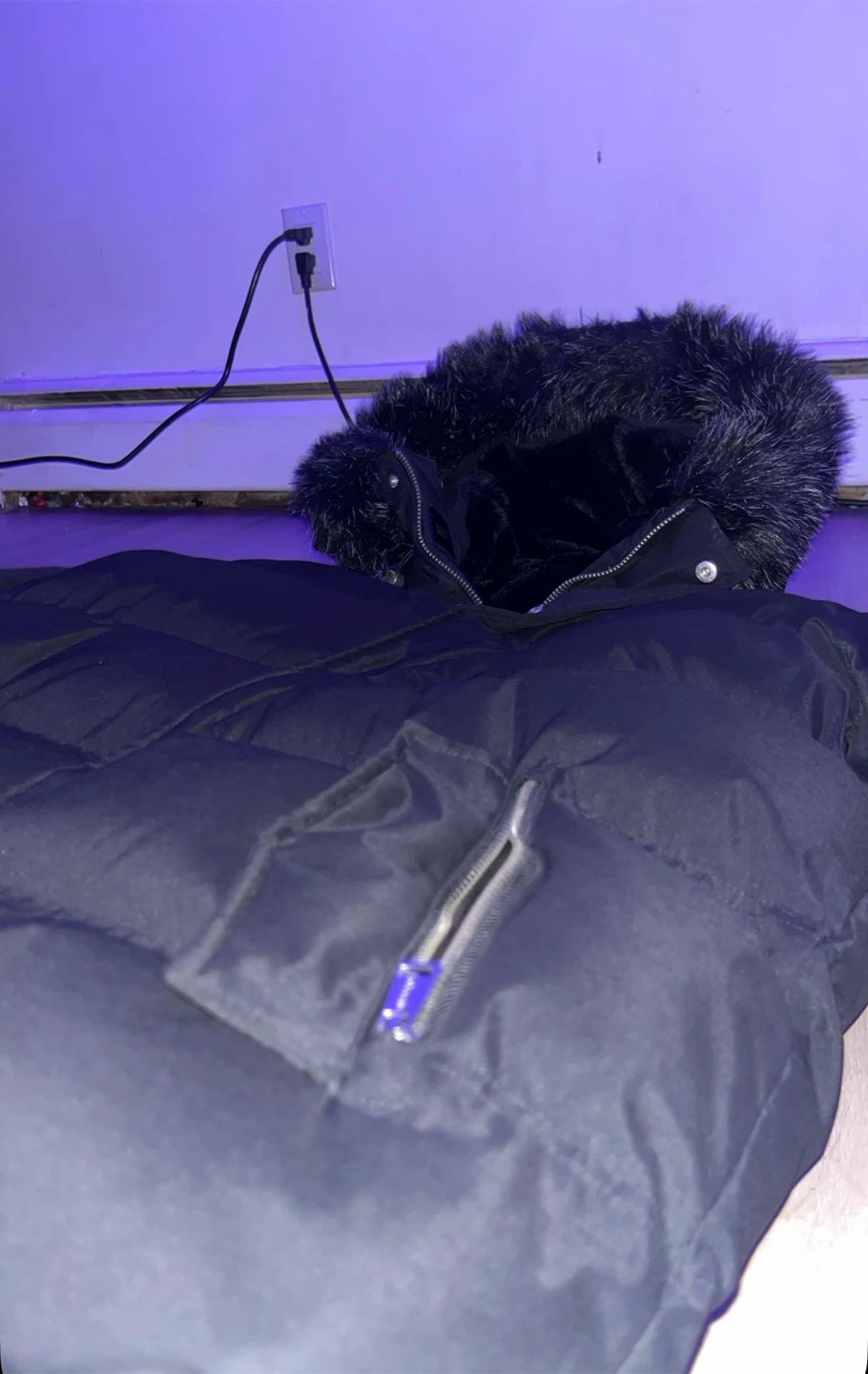 Supply & Demand Puffer Jacket with Faux Fur Hood - photo 4