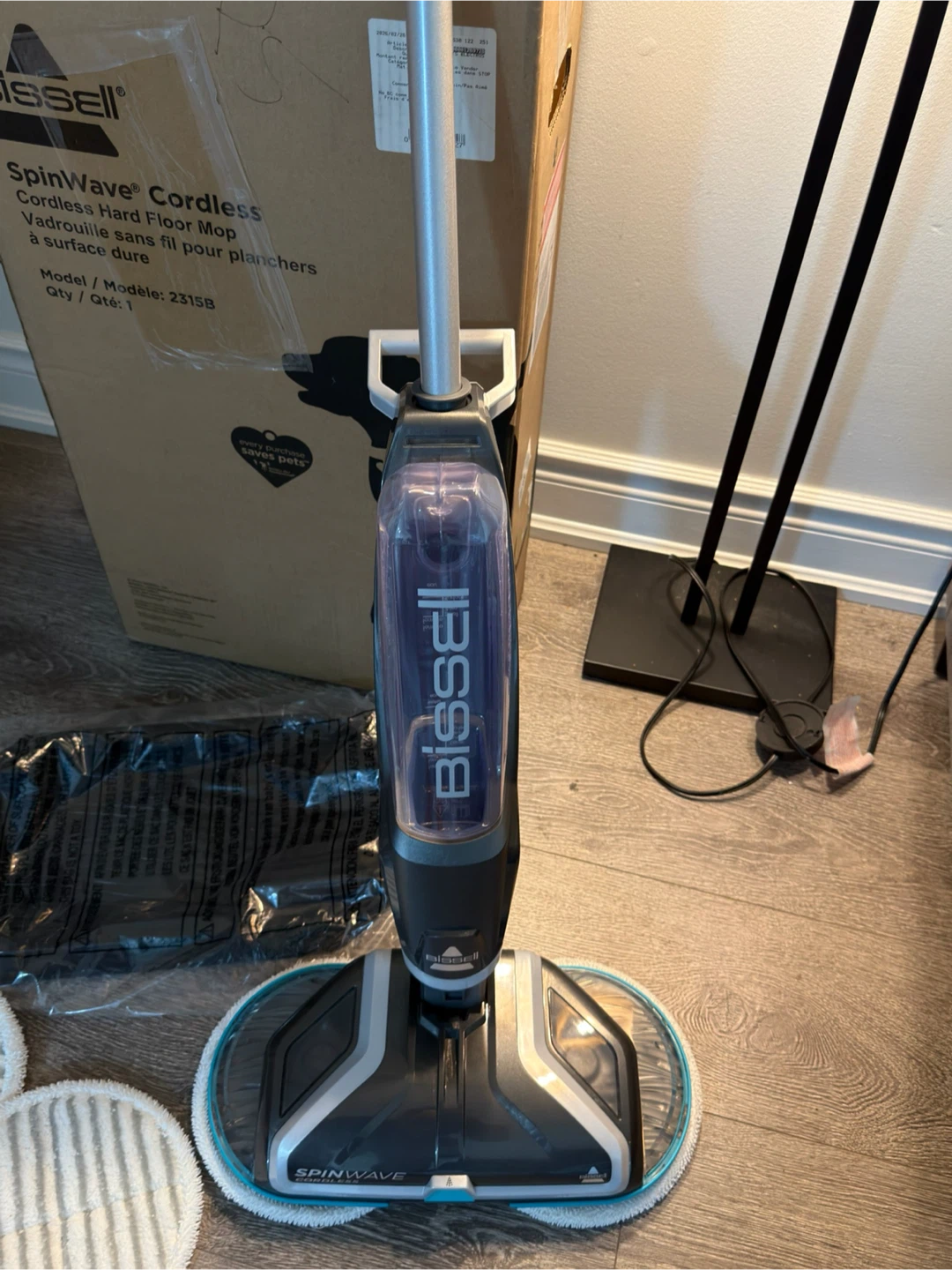 BISSELL SpinWave Cordless Hard Floor Mop - photo 2