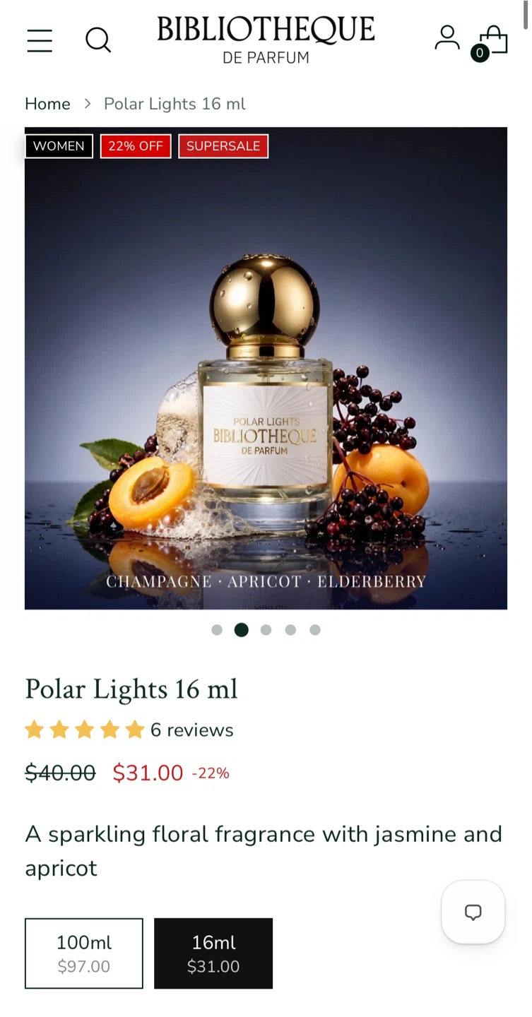 Bibliotheque de Parfum Polar Lights 16ml - photo 5