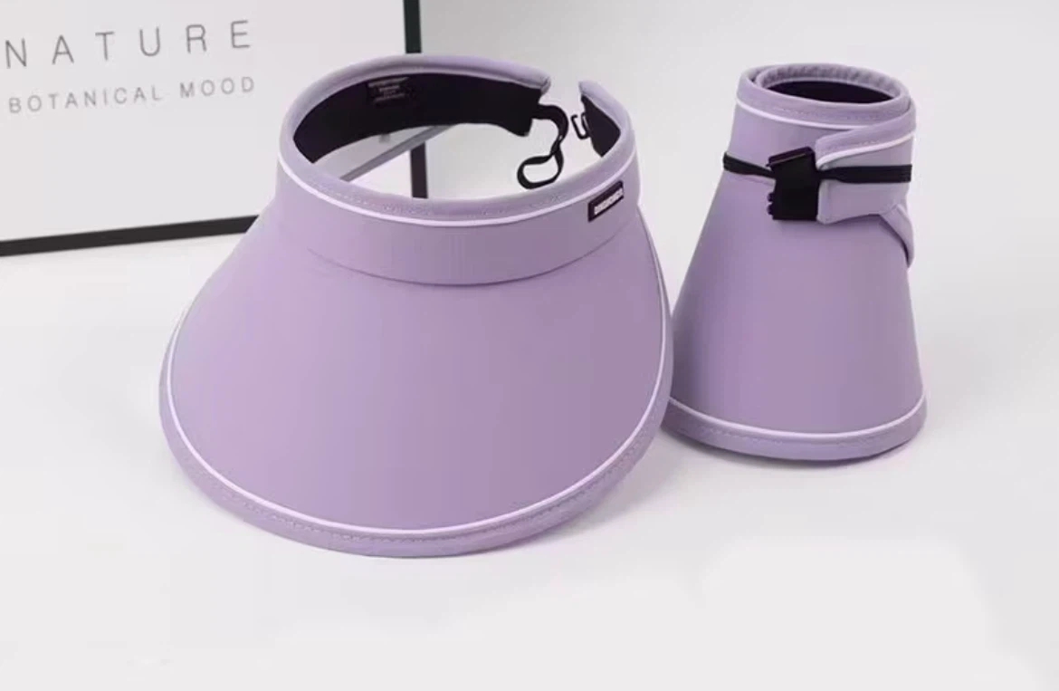 Purple Visor Hat