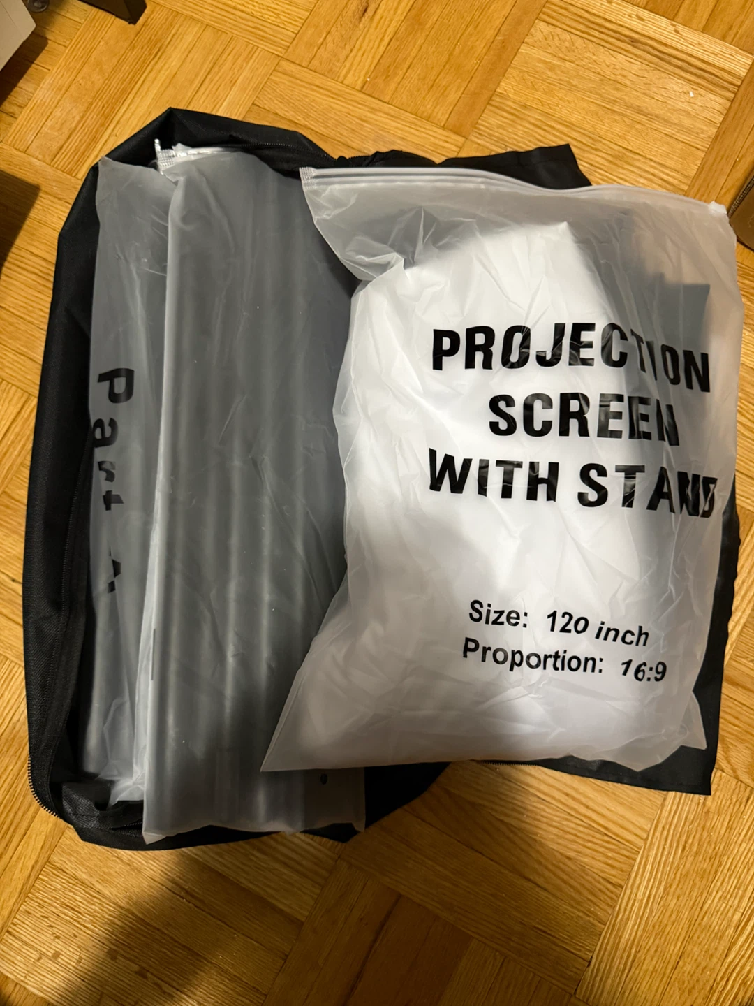 STWUI 100 Inch Projector Screen with Stand - photo 2