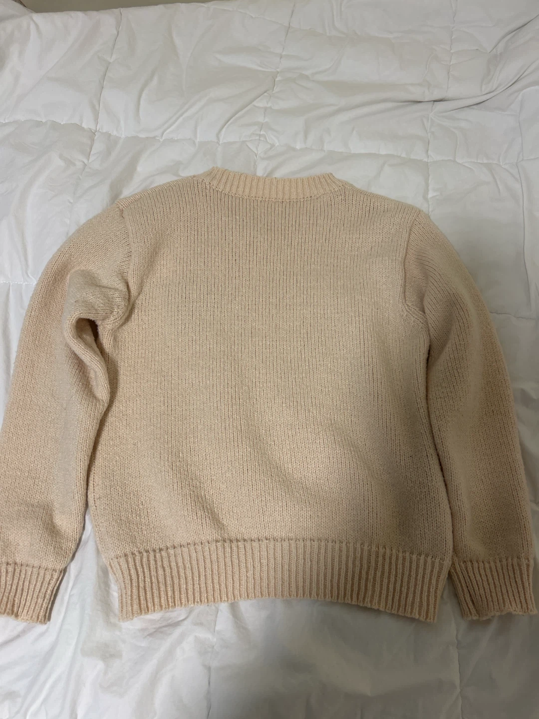 cream heart sweater - photo 2