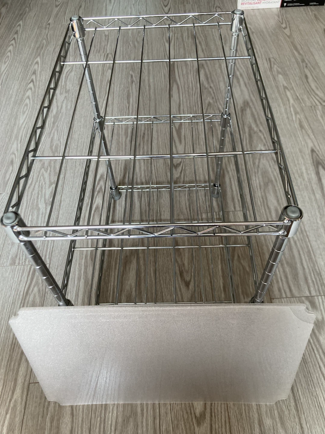 Chrome Wire Shelving Unit