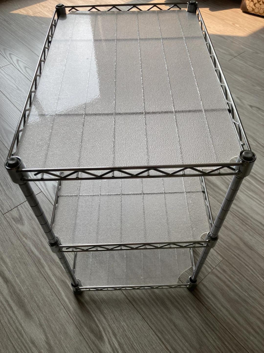 Chrome Wire Shelving Unit - photo 2
