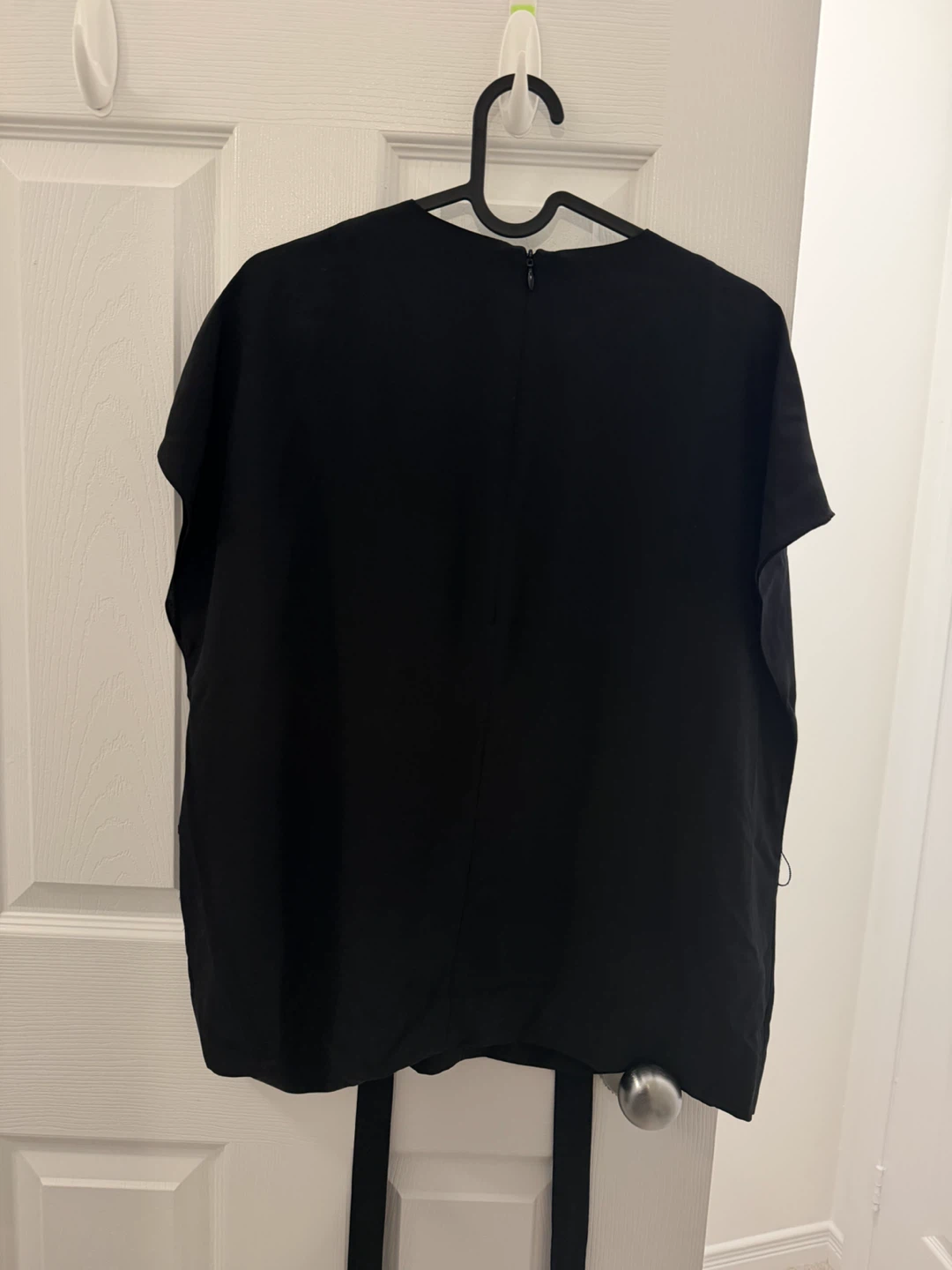 COS 100% Silk Top With Wrap Tie - photo 3