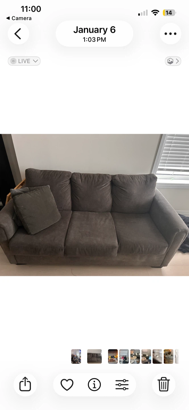Compact pull out couch