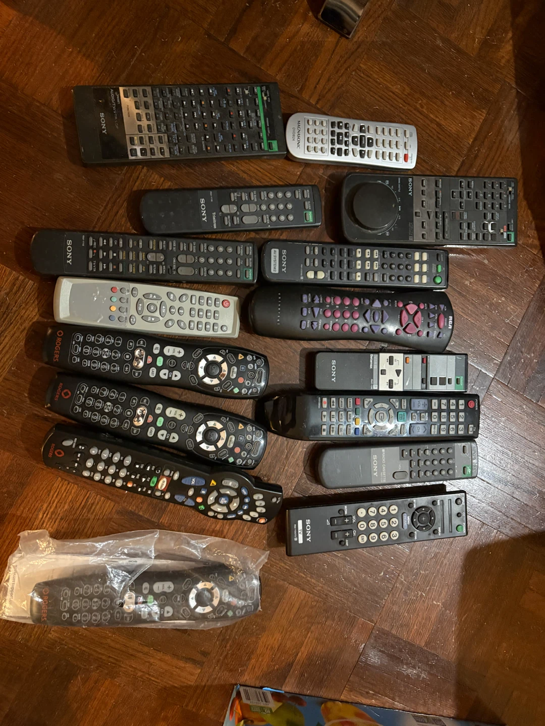 Sony, Magnasonic, RCA and Rogers Remote Controls