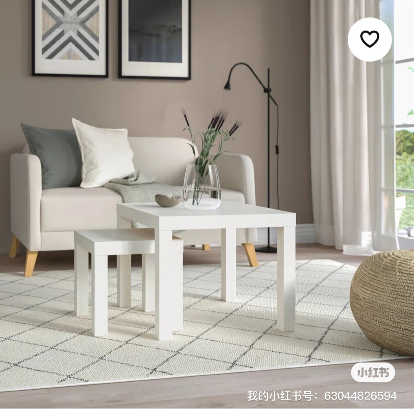 IKEA LACK Side Table - White - photo 2