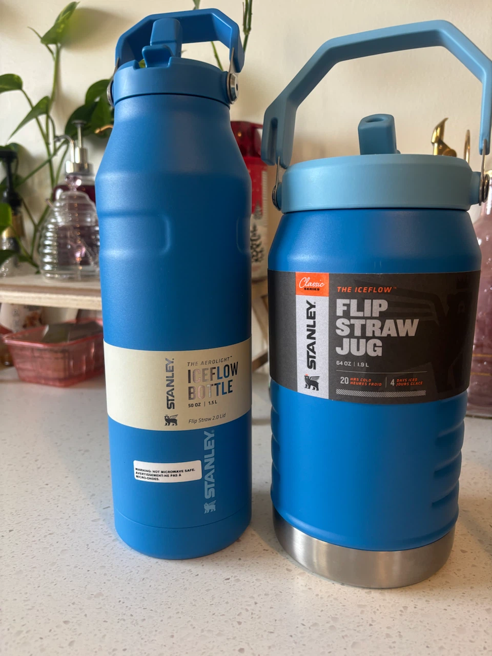 Stanley IceFlow Flip Straw Bottle & Jug - Blue