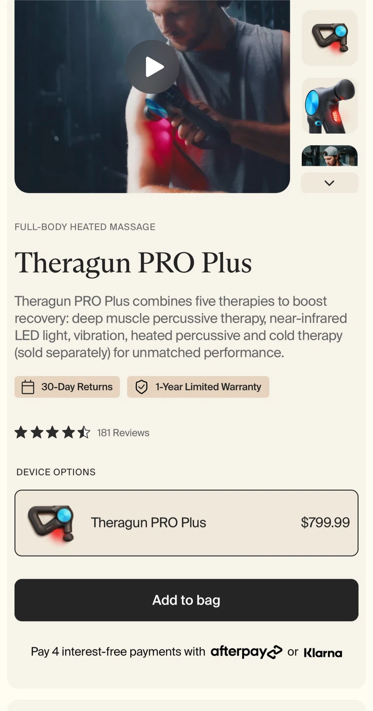 Theragun PRO Plus Massage Gun - photo 5