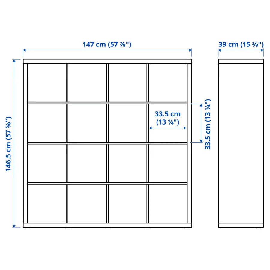 Ikea kallax 4x4 - photo 2