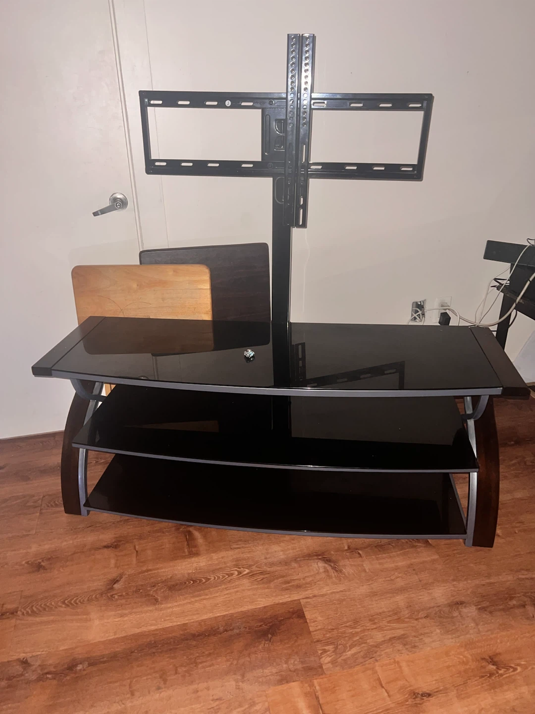Black 3-Tier TV Stand