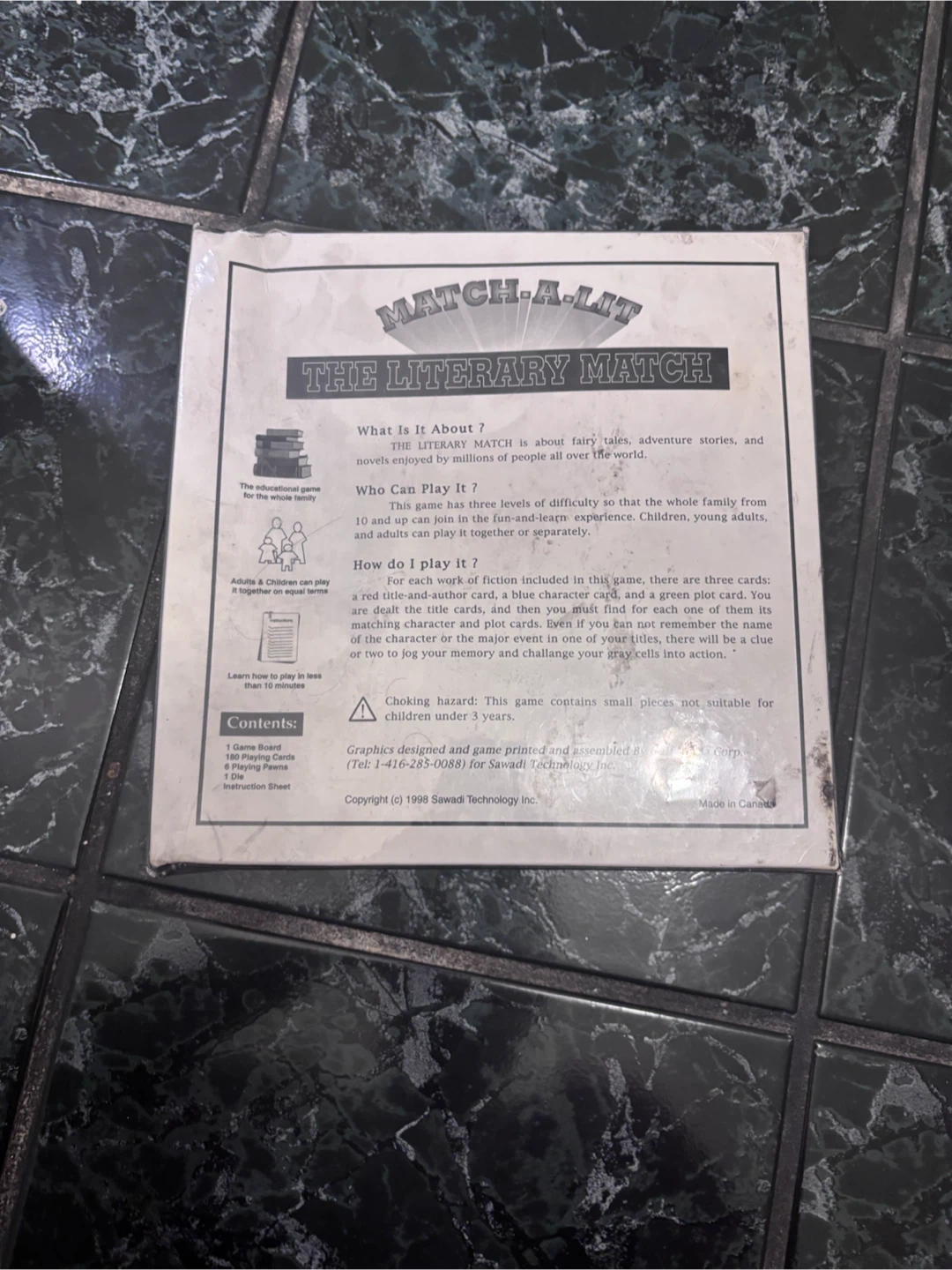 The Literary Match Board Game - photo 2