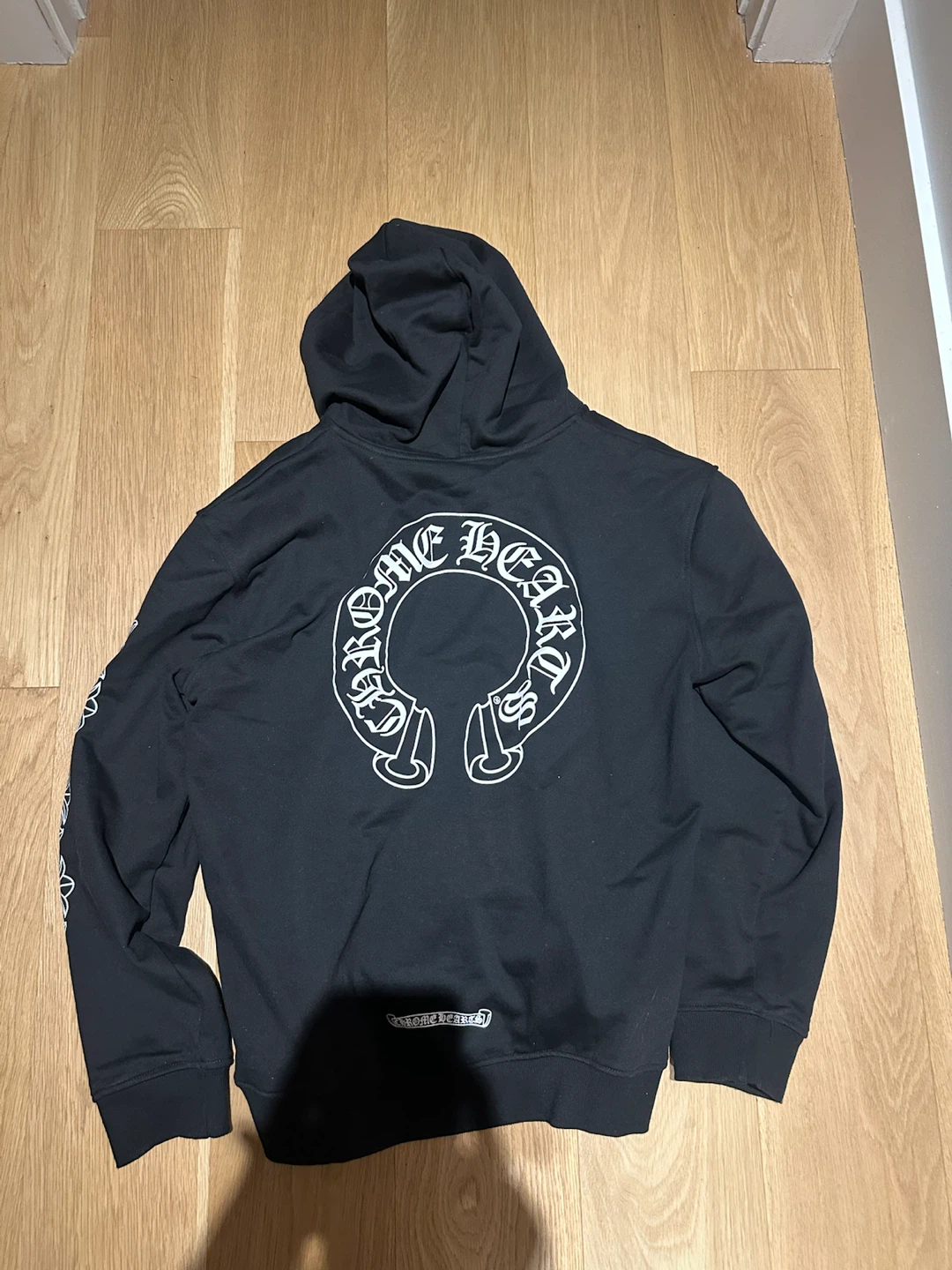 Chrome Hearts Black Zip-Up Hoodie - photo 2