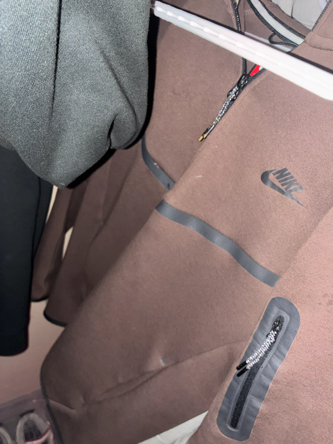 Brown Tech hoodie