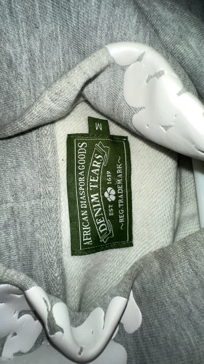 Denim Tears Grey Hoodie - photo 4