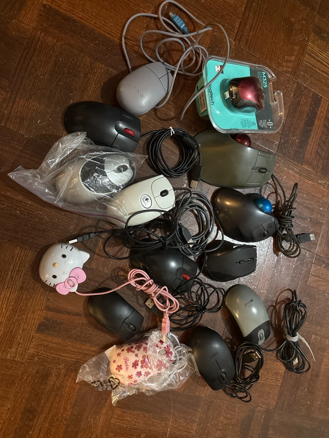 Lot of Wired Computer Mice