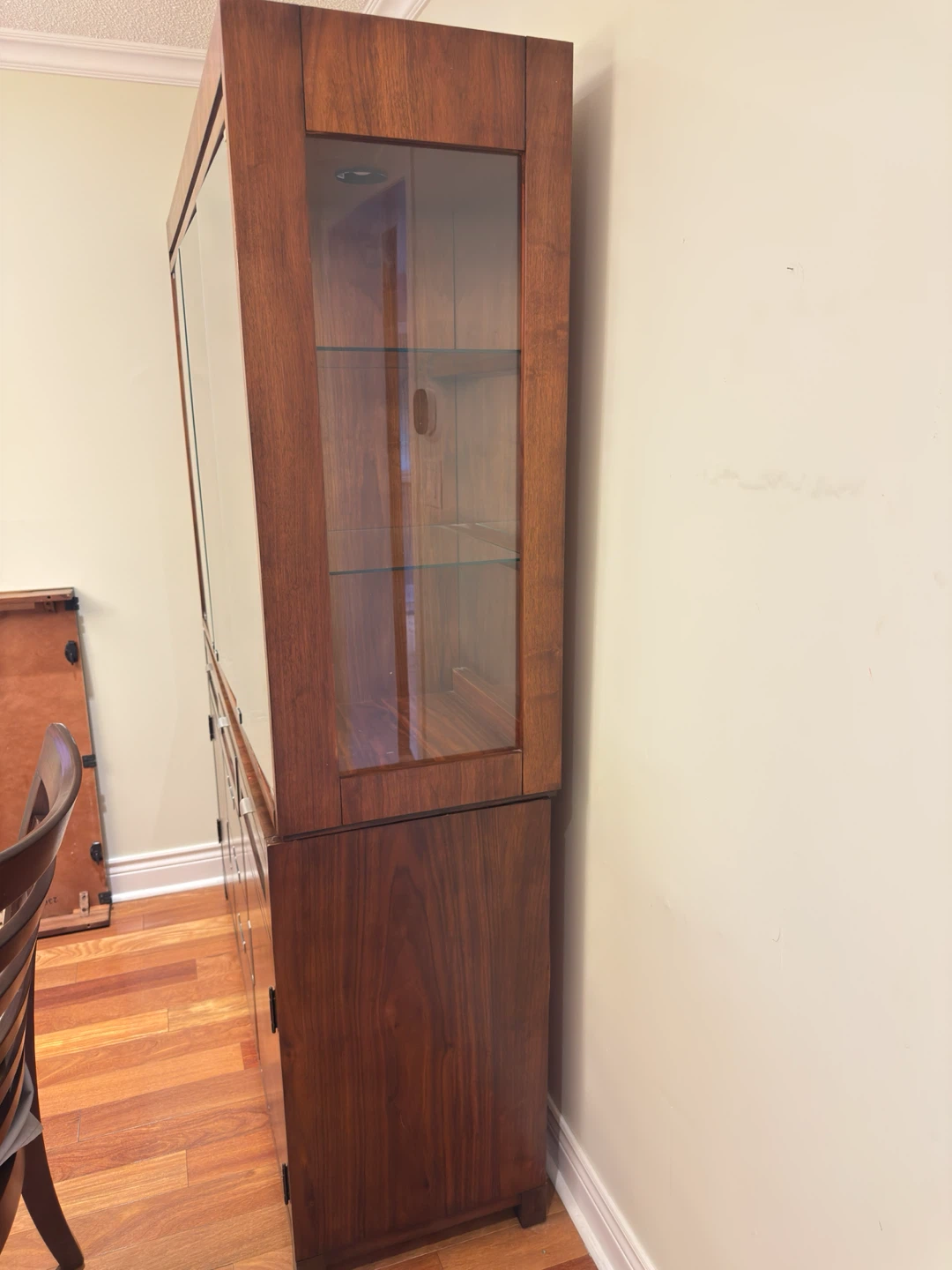 Wooden China Cabinet with Glass Doors - photo 3