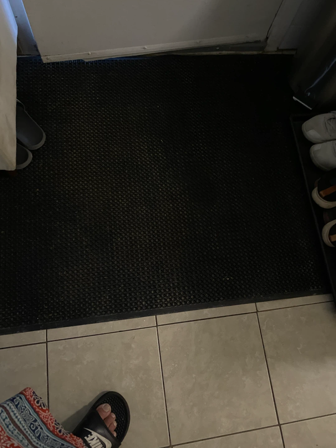 Black Rubber Entrance Mat