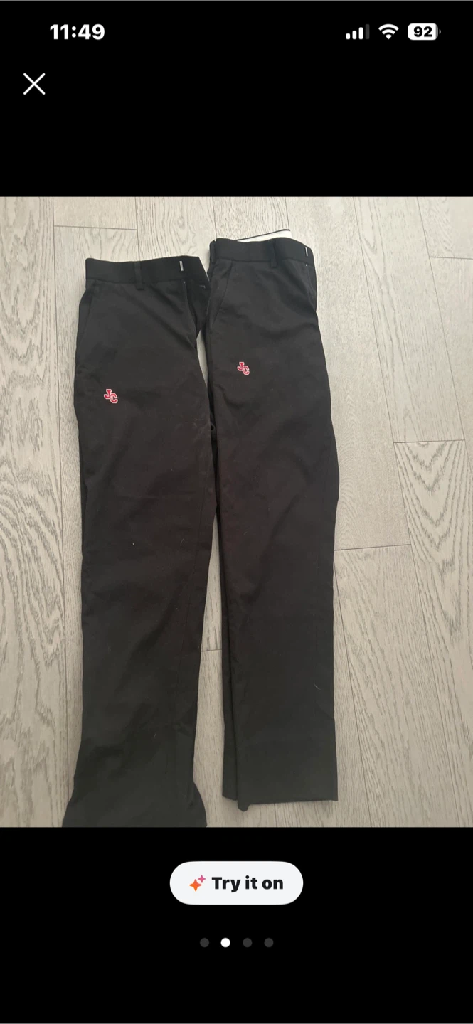 John Cabot CS McCarthy Uniforms Black Pants - Size 28 - photo 3