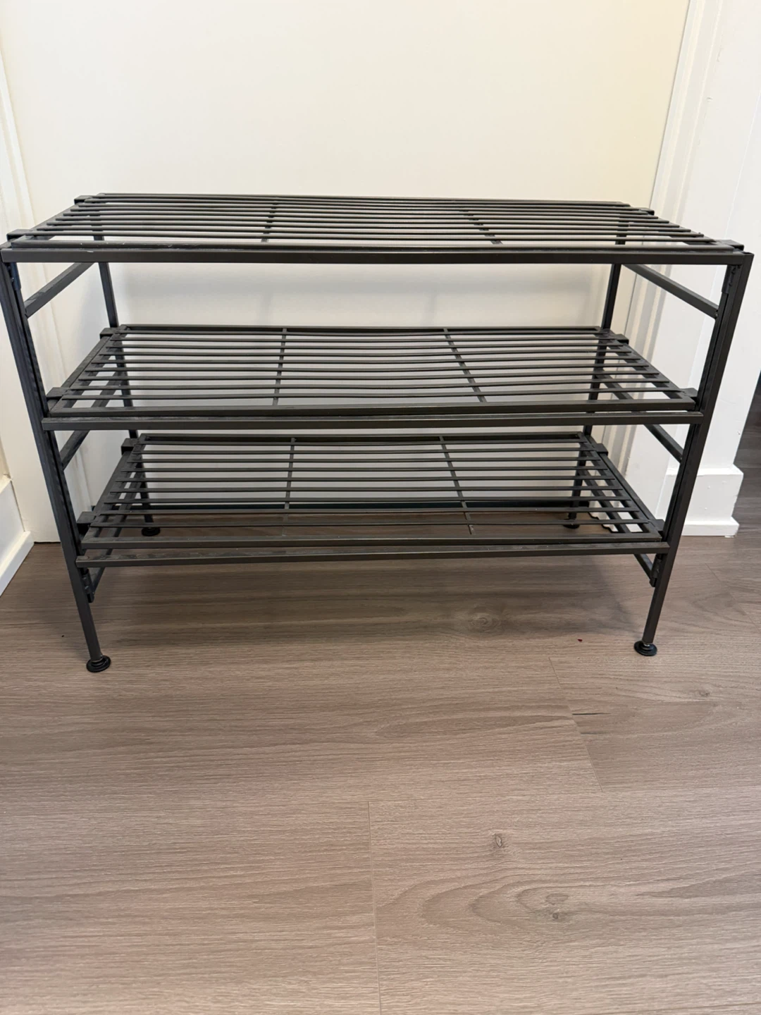 3-Tier Metal Shoe Rack - photo 2