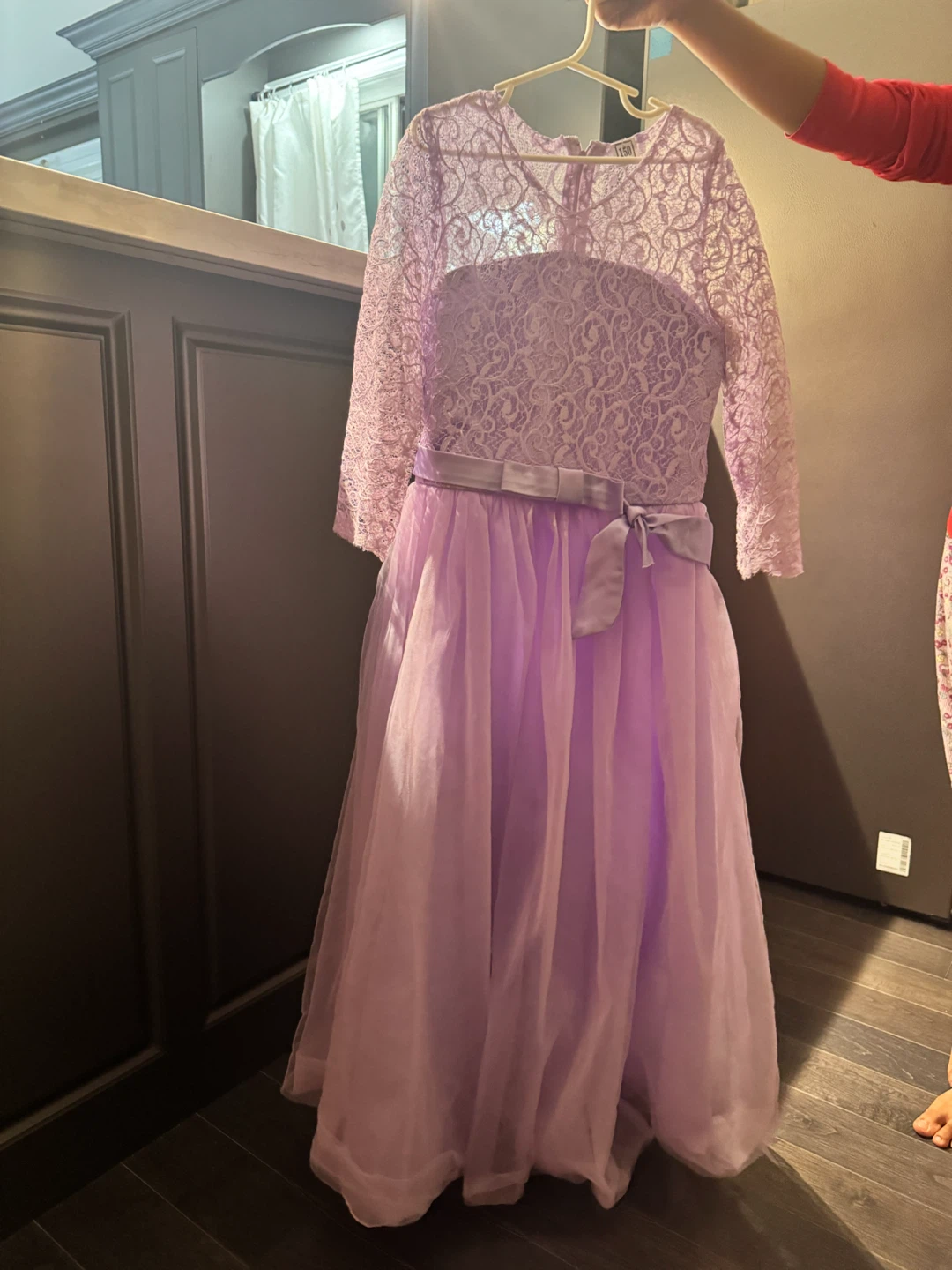 Kids Lavender Lace & Tulle Dress - photo 2