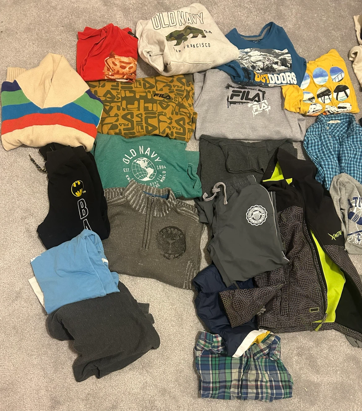 Kids Clothing Bundle - Old Navy, Fila, & More