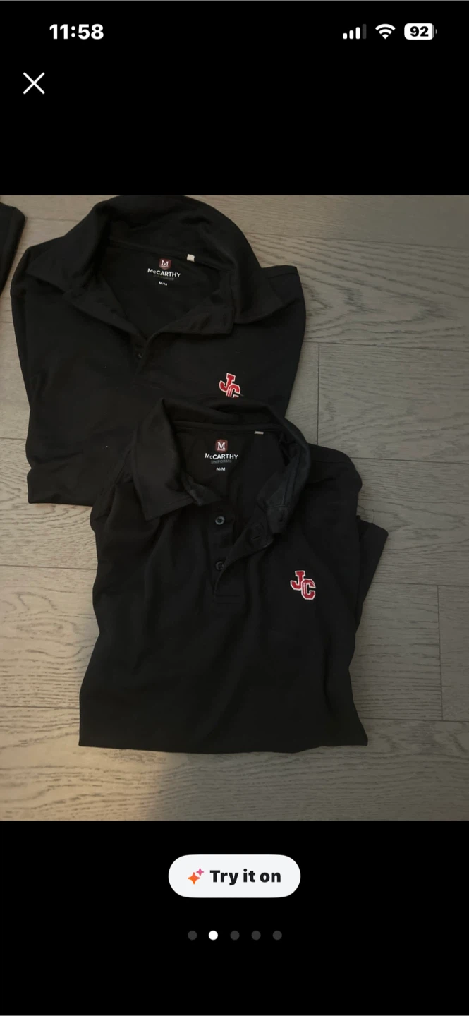 Hohn Cabot CS McCarthy Black Polo Shirts - M/M (Set of 4) - photo 2