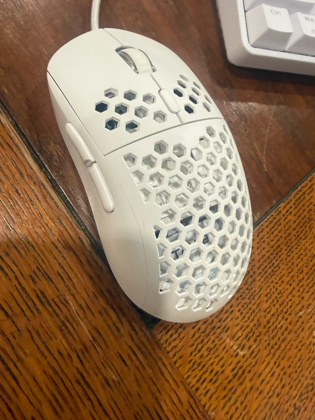 White Wired Gaming Keyboard and Mouse Combo - photo 4