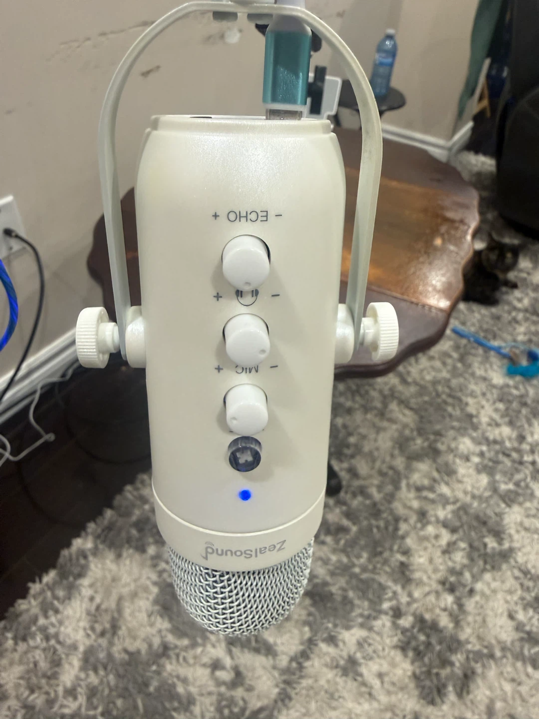 ZealSound USB Microphone with Boom Arm