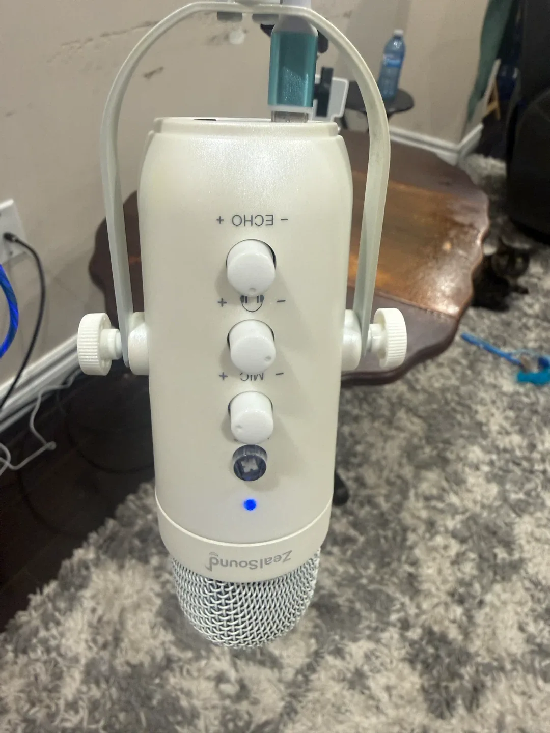 ZealSound USB Microphone with Boom Arm
