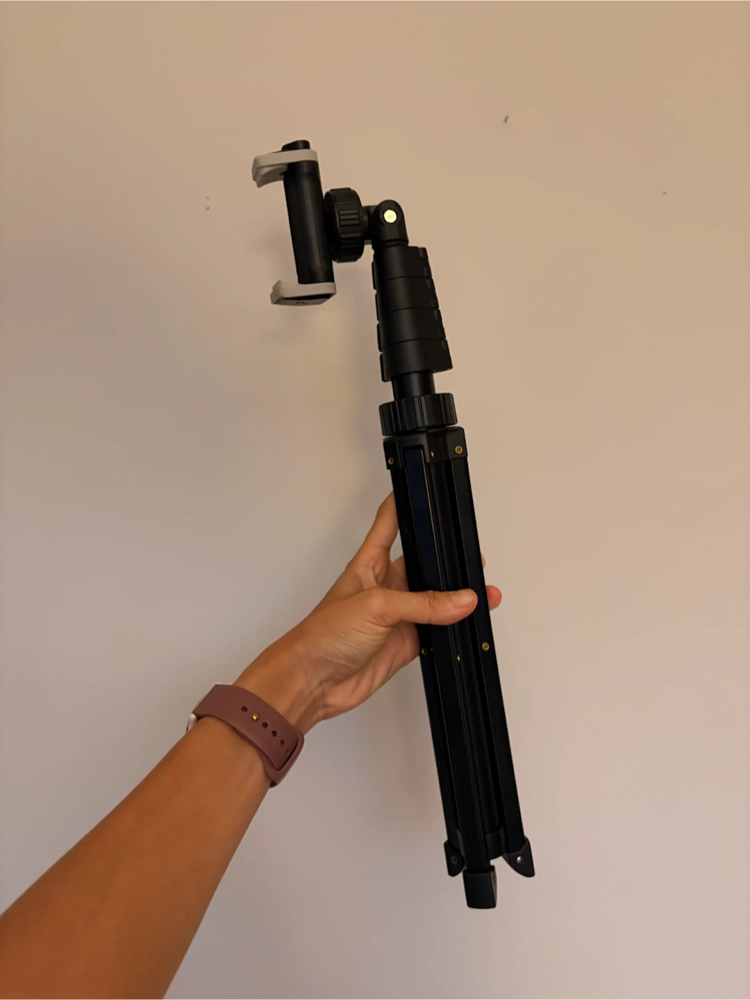 Black Portable Cell Phone Tripod