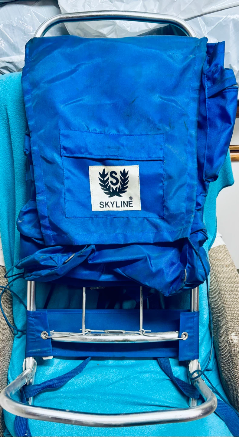 Skyline External Aluminum Frame Hiking Backpack