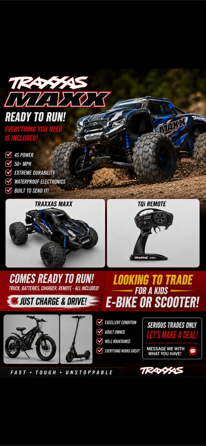 Traxxas Maxx Ready to Run RC Truck